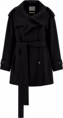 Black Virgin Wool Coat