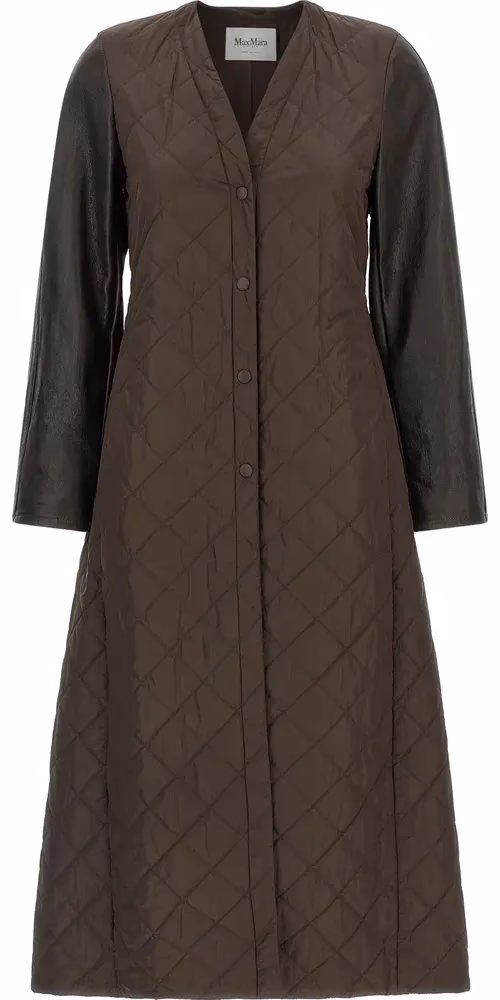 Max Mara Brown Polyamide Coat