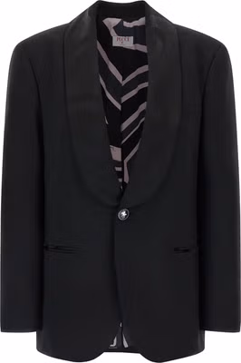 Black Virgin Wool Blazer