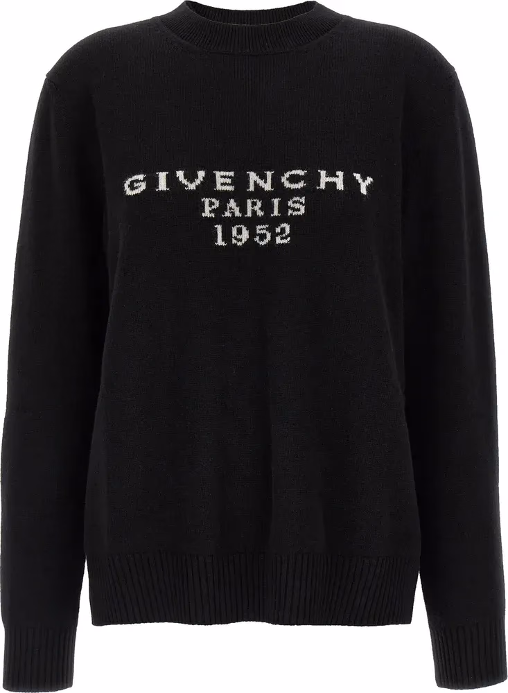 Givenchy Black Wool Cardigan