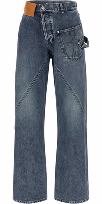 Blue Cotton Jeans Denim
