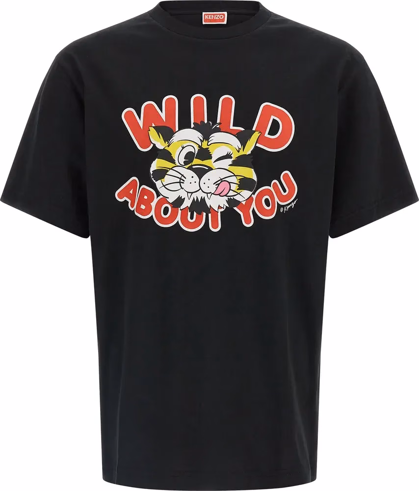 Kenzo Black Cotton T-Shirt