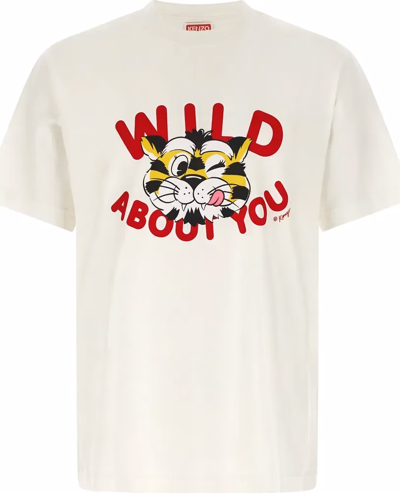 Kenzo White Cotton T-Shirt