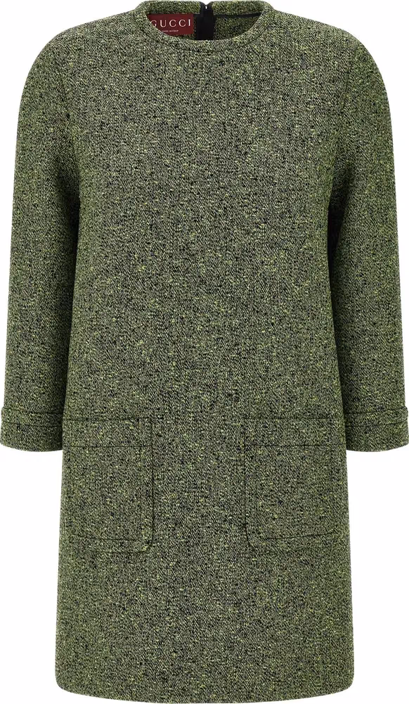 Gucci Bicolor Cotton Short Dress