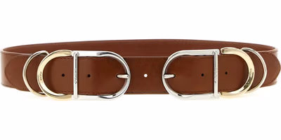Brown Lamb Leather Regular Belt