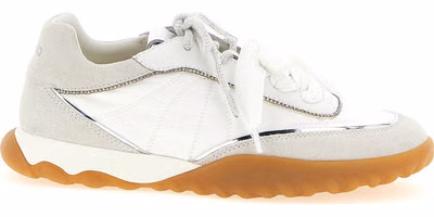 White Calfskin Athletic Sneakers