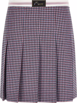 Purple Viscose Long Skirt