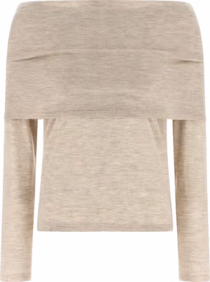 Beige Cashmere Cardigan