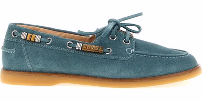 Blue Calfskin Moccassin