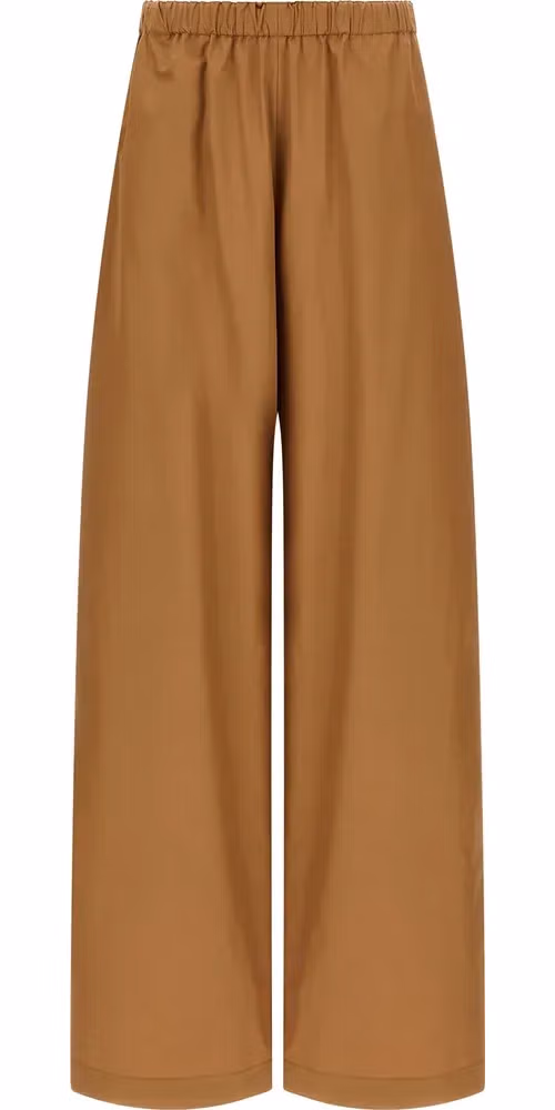 Fabiana Filippi Brown Cotton Casual Pants