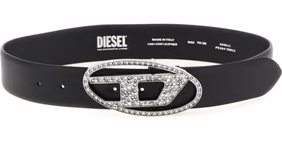 Black Leather Regular Belt