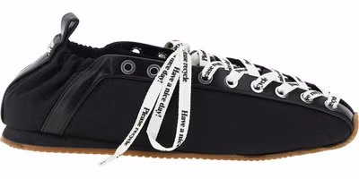 Black Polyamide Ballet Flats