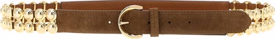 Brown Lamb Leather Regular Belt