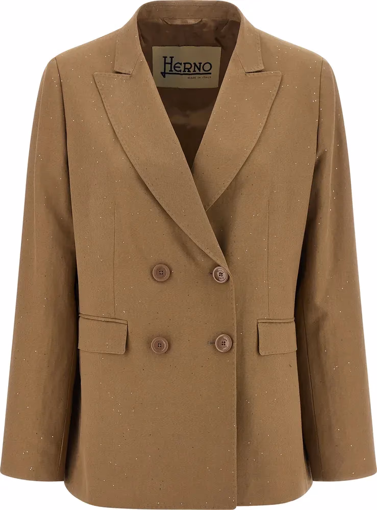 Herno Beige Viscose Blazer