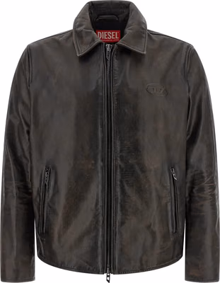 Brown Cowhide Leather Jacket