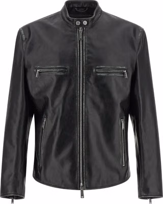 Black Leather Leather Jacket