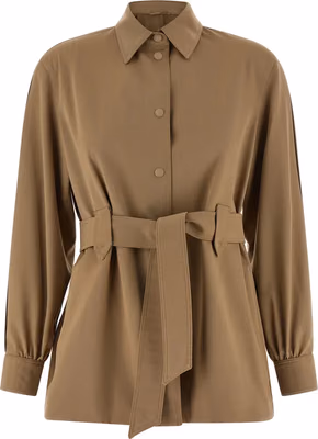 Beige Virgin Wool Blouse