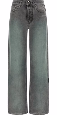 Gray Cotton Jeans Denim