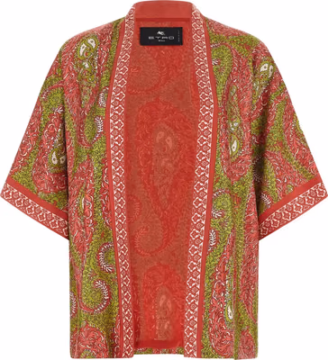 Multicolor Silk Cardigan