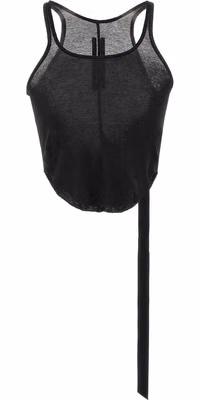 Black Cotton Tank Tops