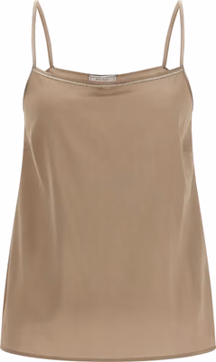 Brown Silk Blouse