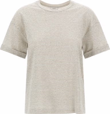 Beige Linen T-Shirt