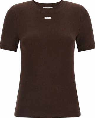 Brown Cotton T-Shirt