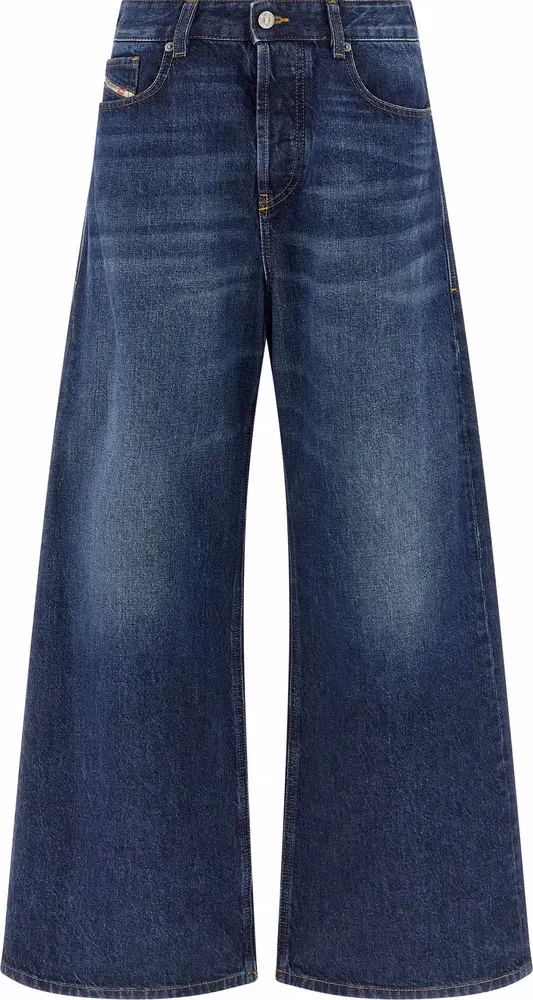 Diesel Blue Cotton Jeans Denim
