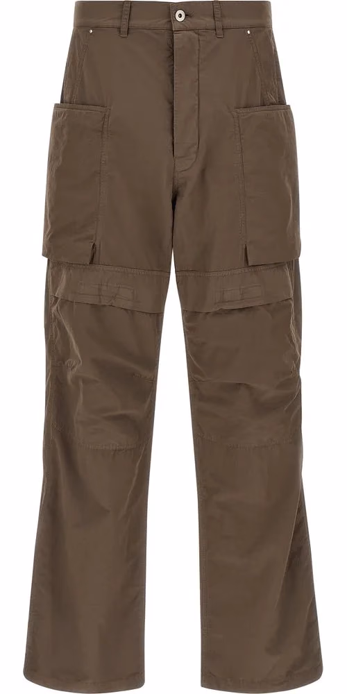 DRKSHDW Brown Cotton Cargo Pants