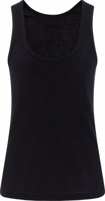 Black Cotton Tank Tops