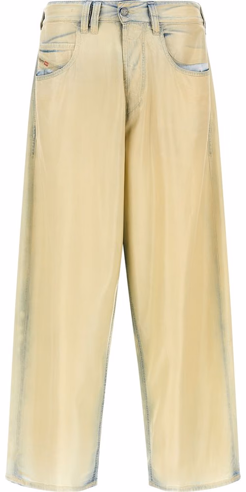 Diesel Beige Lyocell Jeans Denim