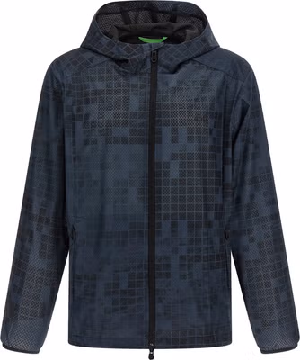 Blue Rubber Shell Jacket