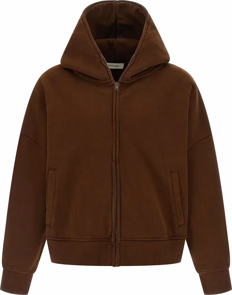 Entire Studios Brown Cotton Sweatshirt