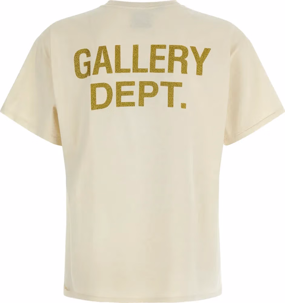 GALLERY DEPT. Beige Cotton T-Shirt