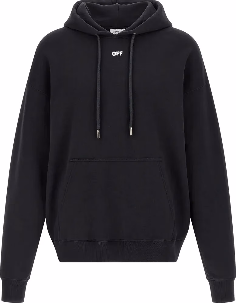 Off-White Black Cotton Sweatshirt