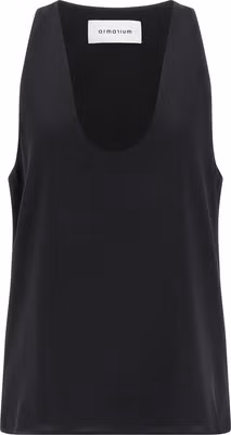 Black Silk Tank Tops