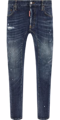 Blue Cotton Jeans Denim
