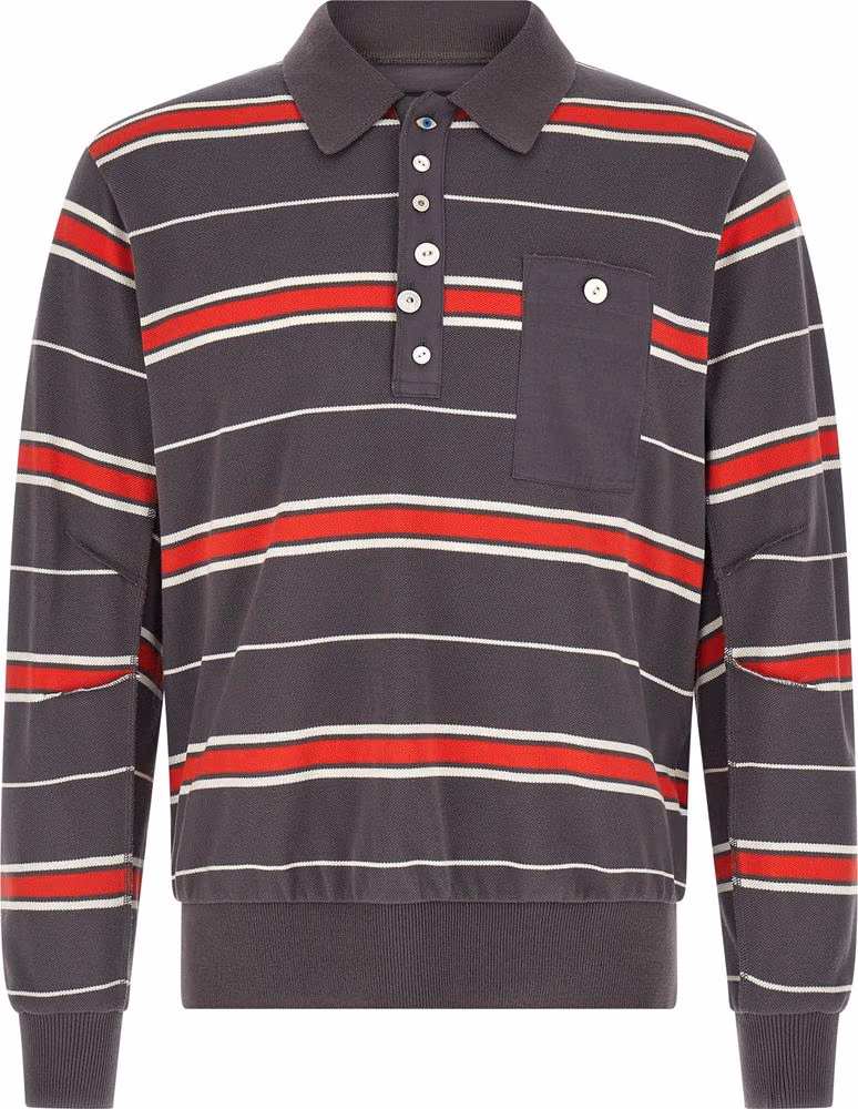 Undercover Gray Cotton Polo Shirt