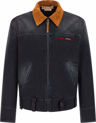 Gray Cotton Denim Jacket