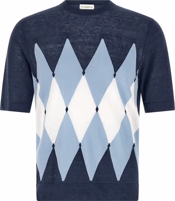 Blue Linen T-Shirt