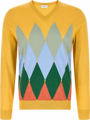 Bicolor Cotton Cardigan