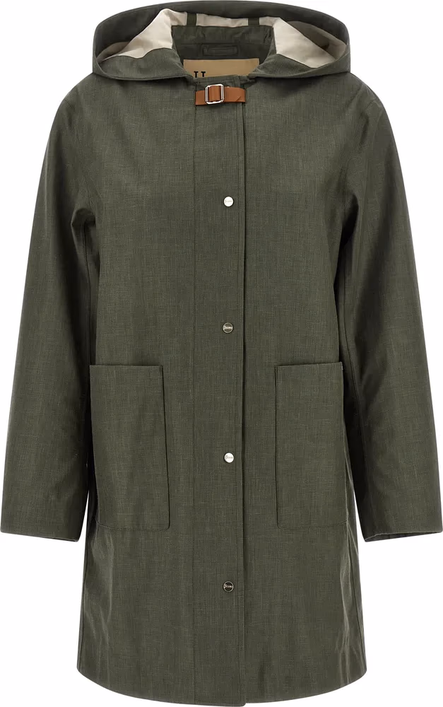 Herno Bicolor Linen Coat