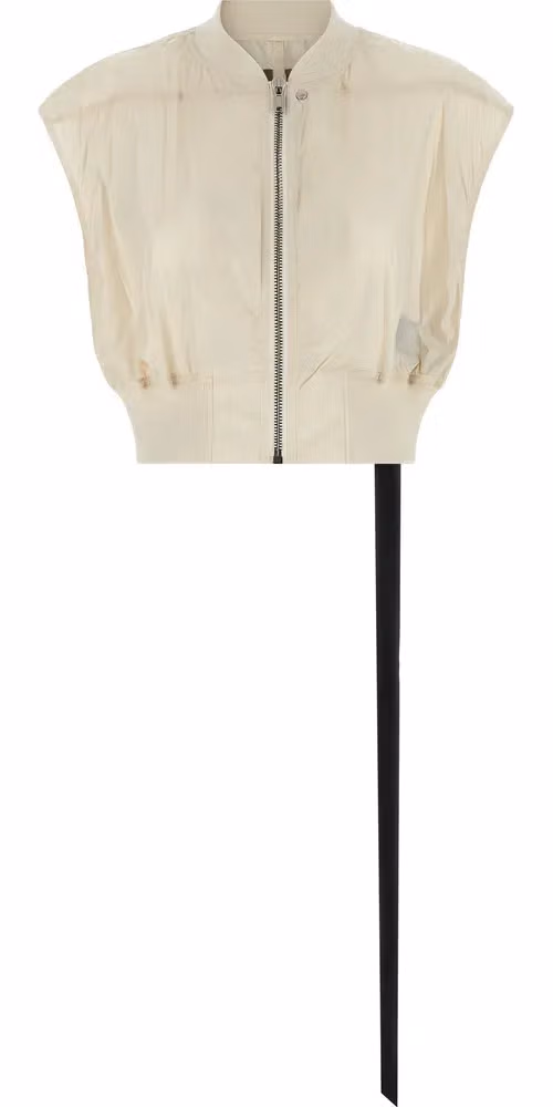 DRKSHDW Beige Nylon Sleeveless Jacket