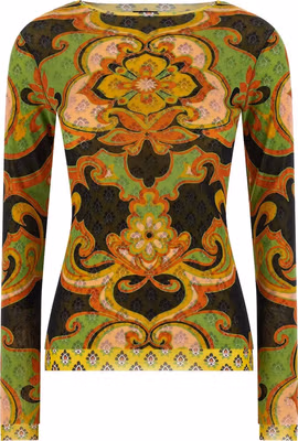 Multicolor Polyamide Cardigan