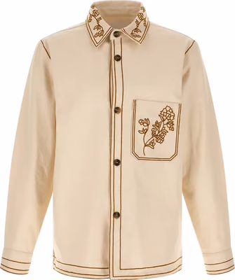 Beige Denim Shirt