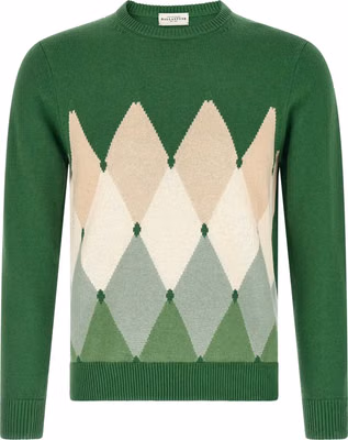 Bicolor Cotton Cardigan