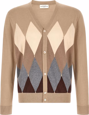 Beige Cotton Cardigan