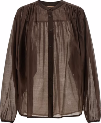 Brown Lycra Blouse