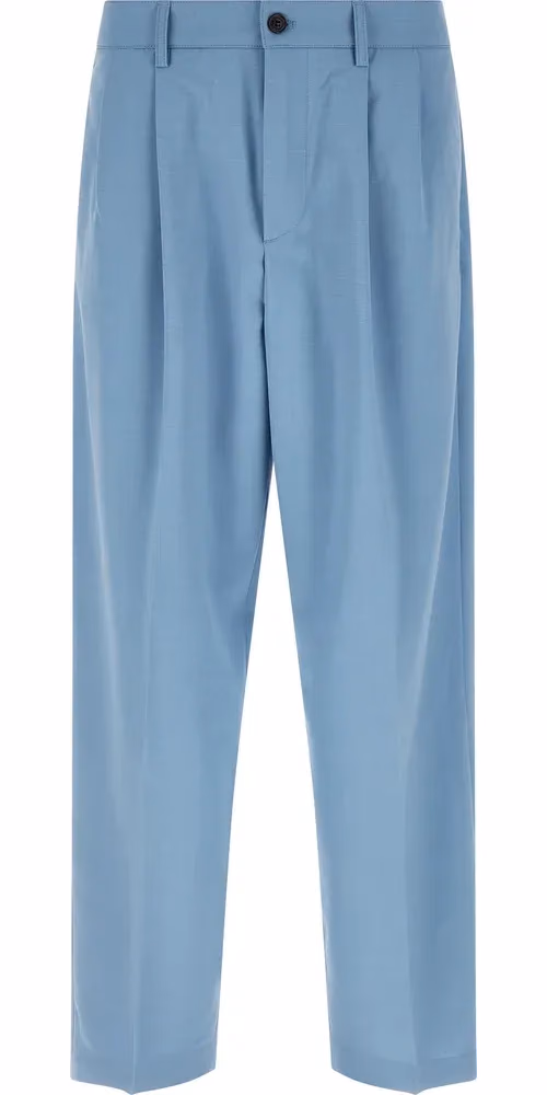 Department 5 Blue Polyester Chino Pants