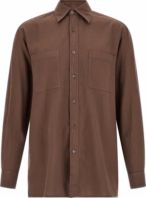 Brown Cotton Blouse